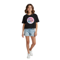 Crop Top Huntrix Gold 6 Negro La Pascalle