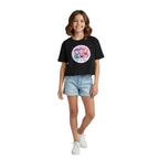 Crop Top Huntrix Gold 6 Negro La Pascalle