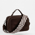 Bandolera Verona Símil Cuero Mujer - chocolate - Pascalle