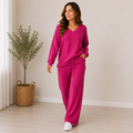 Conjunto Lanilla Magnolia Mujer - fucsia - Pascalle
