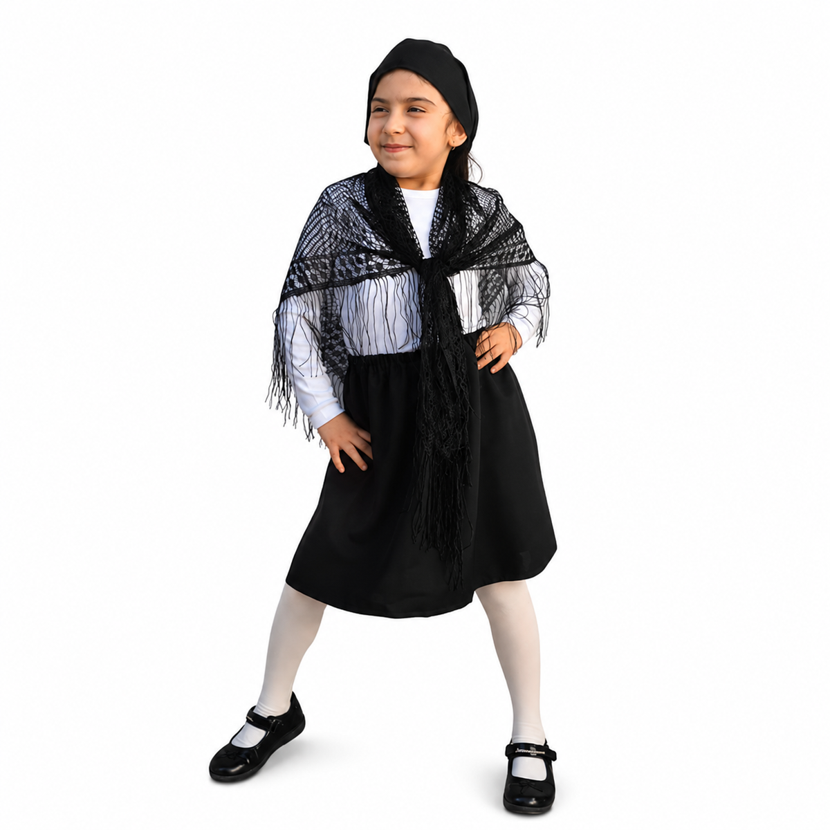 Pack Traje Típico Chilote Niña Completo