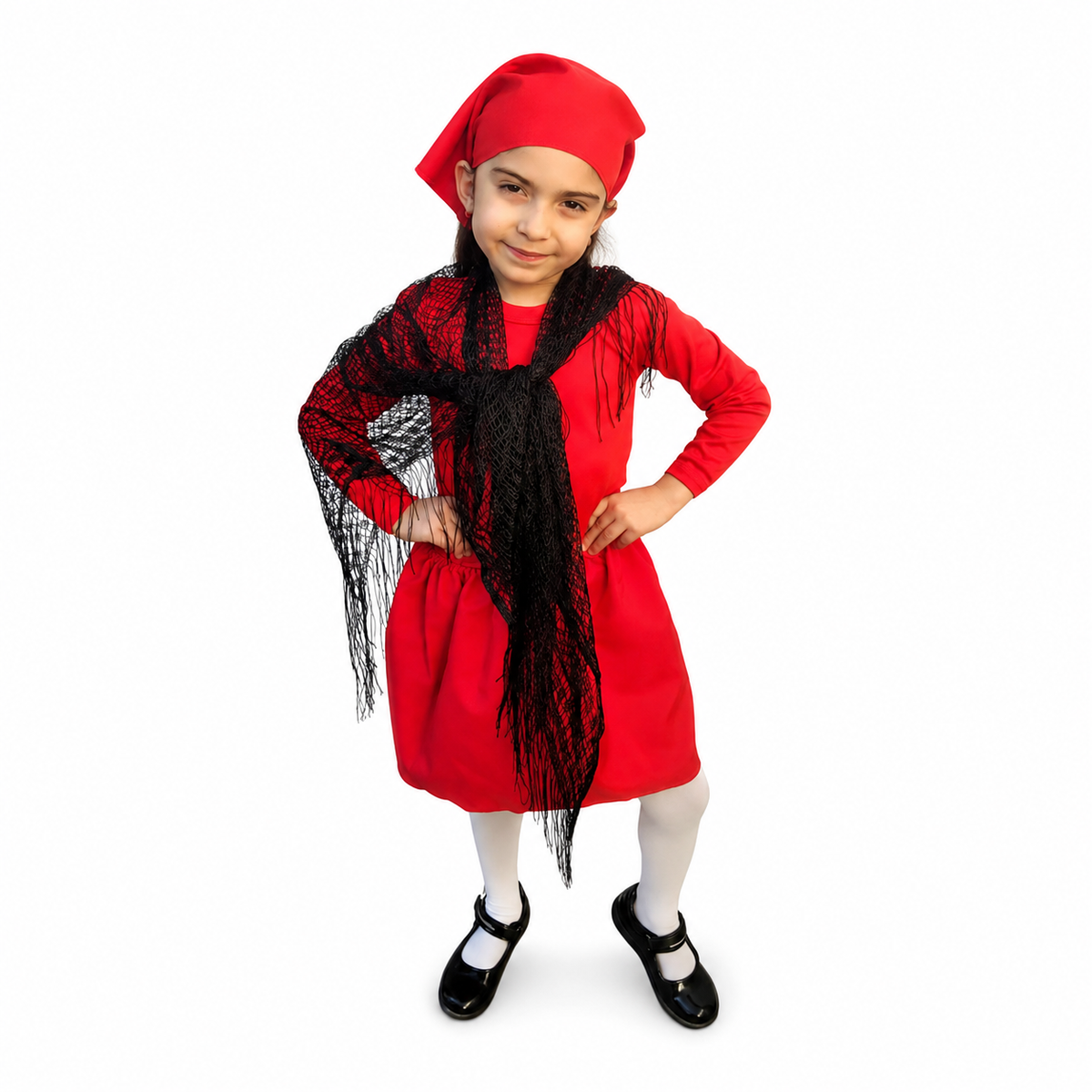 Pack Traje Típico Chilote Niña Completo