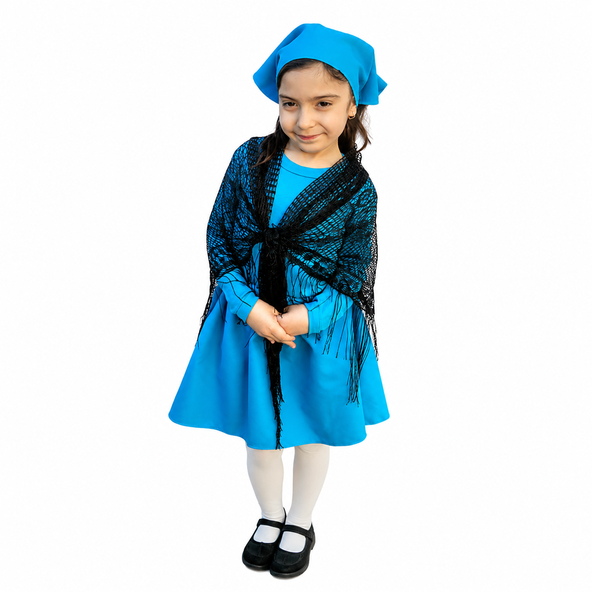 Pack Traje Típico Chilote Niña Completo