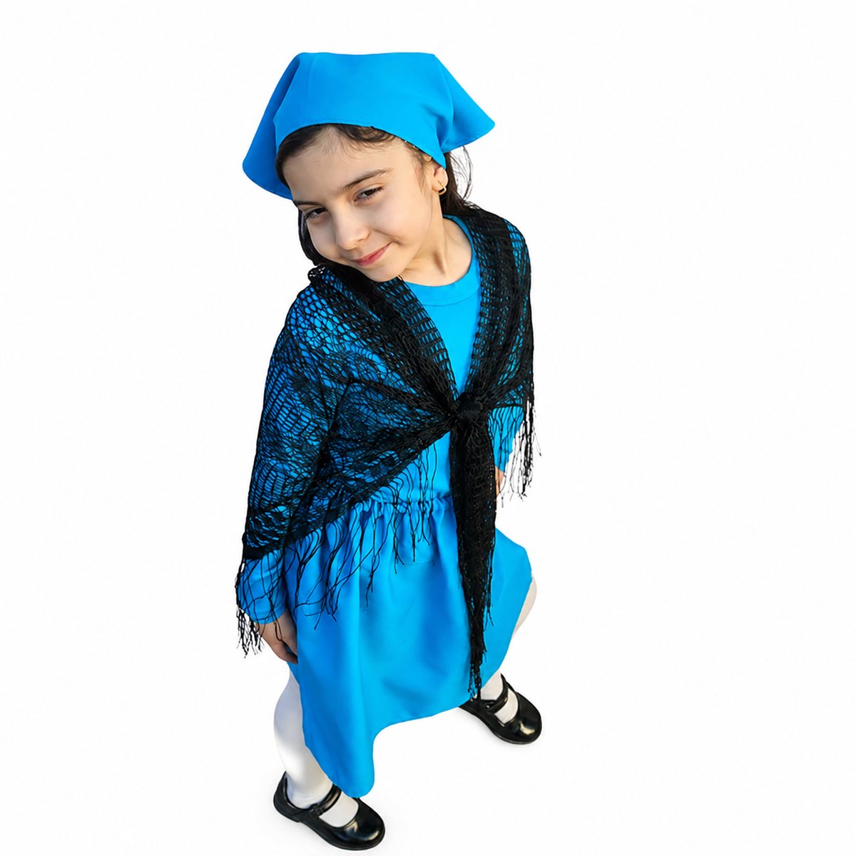 Pack Traje Típico Chilote Niña Completo