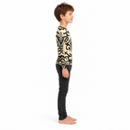 Polera Infantil Diseño Tatuaje Tribal Manga Larga
