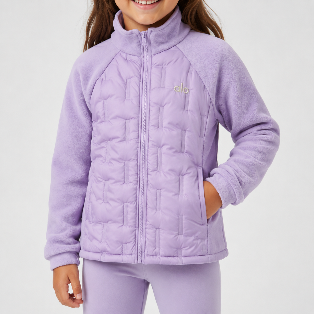 Polerón Infantil Acolchado Soft Polar para Niña