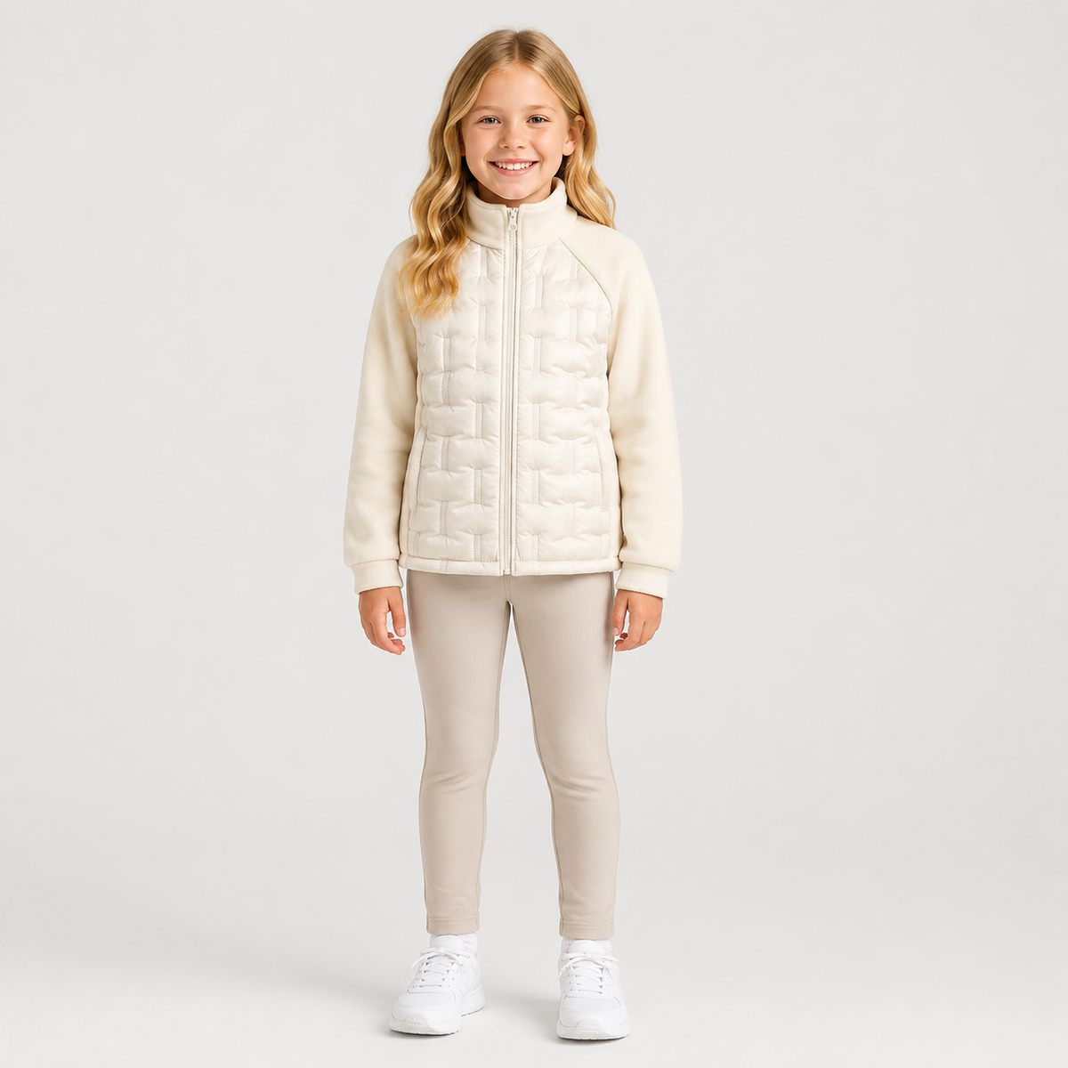 Polerón Infantil Acolchado Soft Polar para Niña