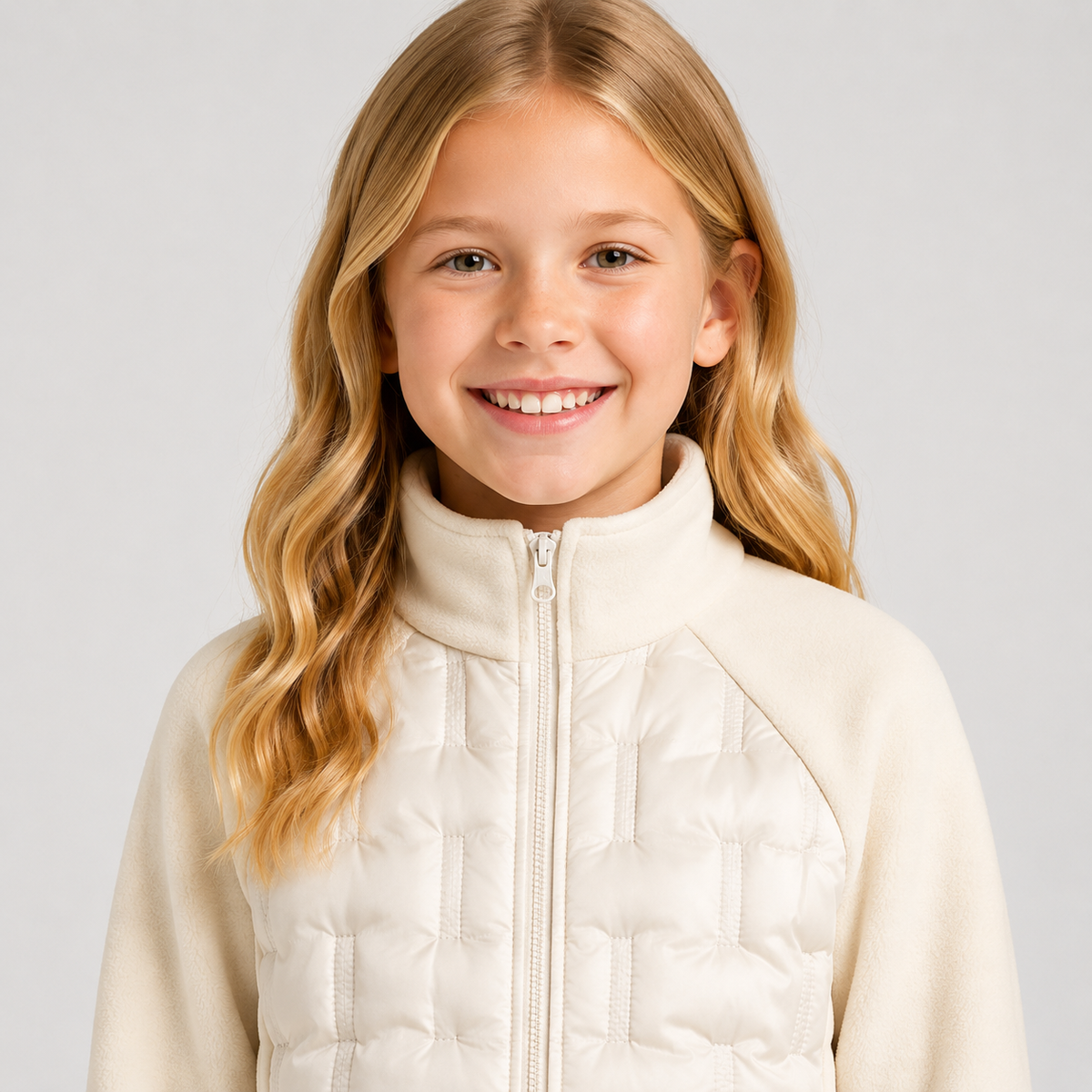 Polerón Infantil Acolchado Soft Polar para Niña