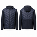 Chaqueta Híbrida Outdoor Hombre con Capucha - Azul Marino - XXL | Pascalle