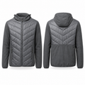 Chaqueta Híbrida Outdoor Hombre con Capucha - Negro - L | Pascalle