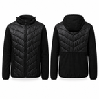 Chaqueta Híbrida Outdoor Hombre con Capucha - Negro - XL | Pascalle
