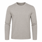 Camiseta Manga Larga de Algodón Hombre - Celeste Jaspe - L/XL | Pascalle