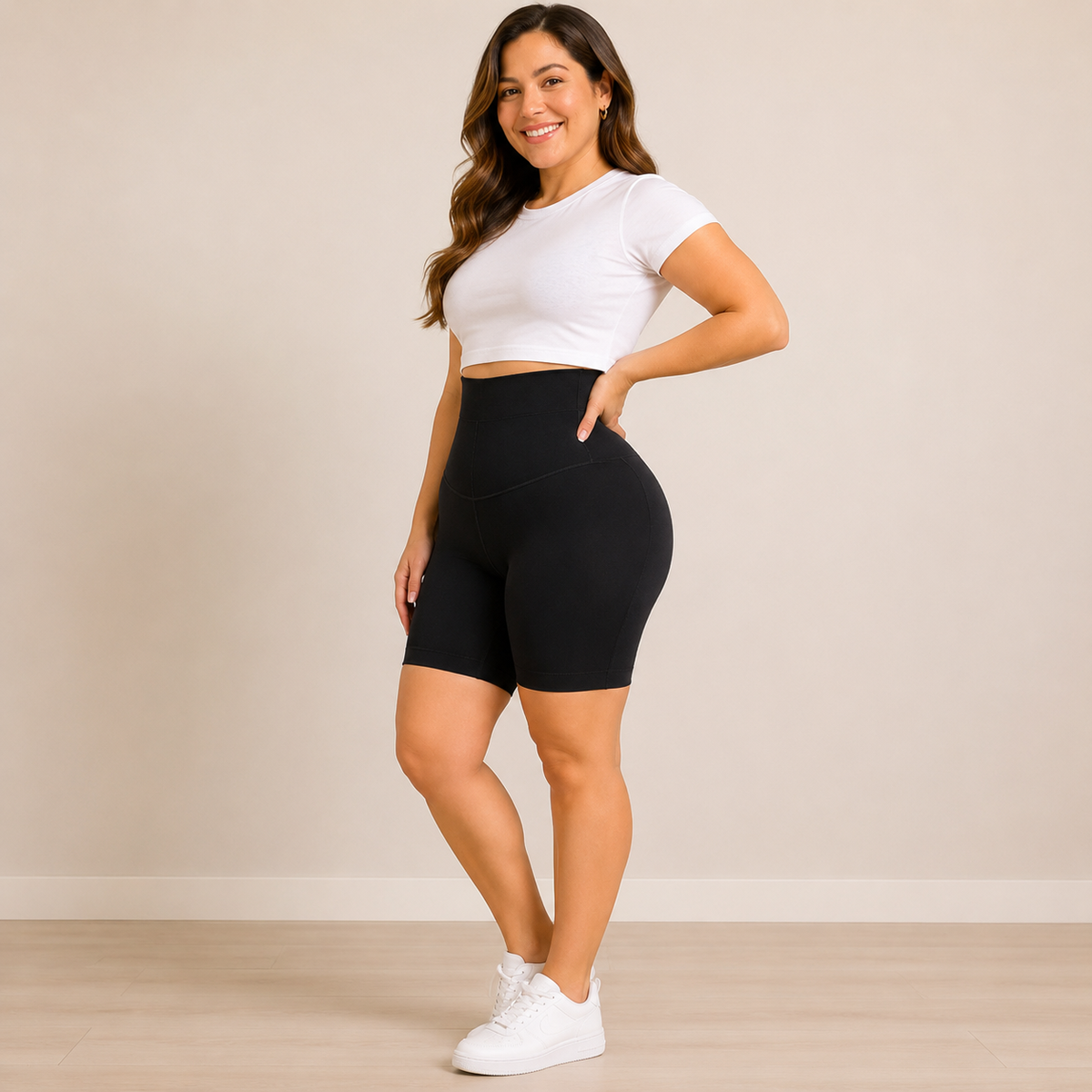 Faja Short Moldeadora con Banda de Silicona