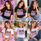 Polera Infantil Niña logo katseyes