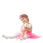 Zapatilla de ballet blanca con suela dividida
