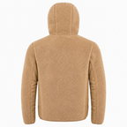 Chaqueta Polar Sherpa Hombre con Capucha - Beige - XXL | Pascalle