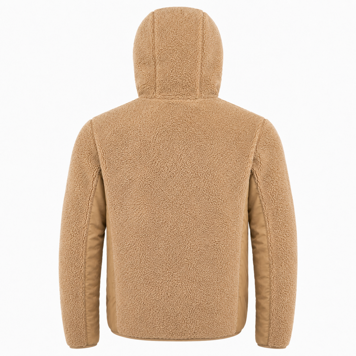 Chaqueta Polar Sherpa Hombre con Capucha - Beige - XXL | Pascalle