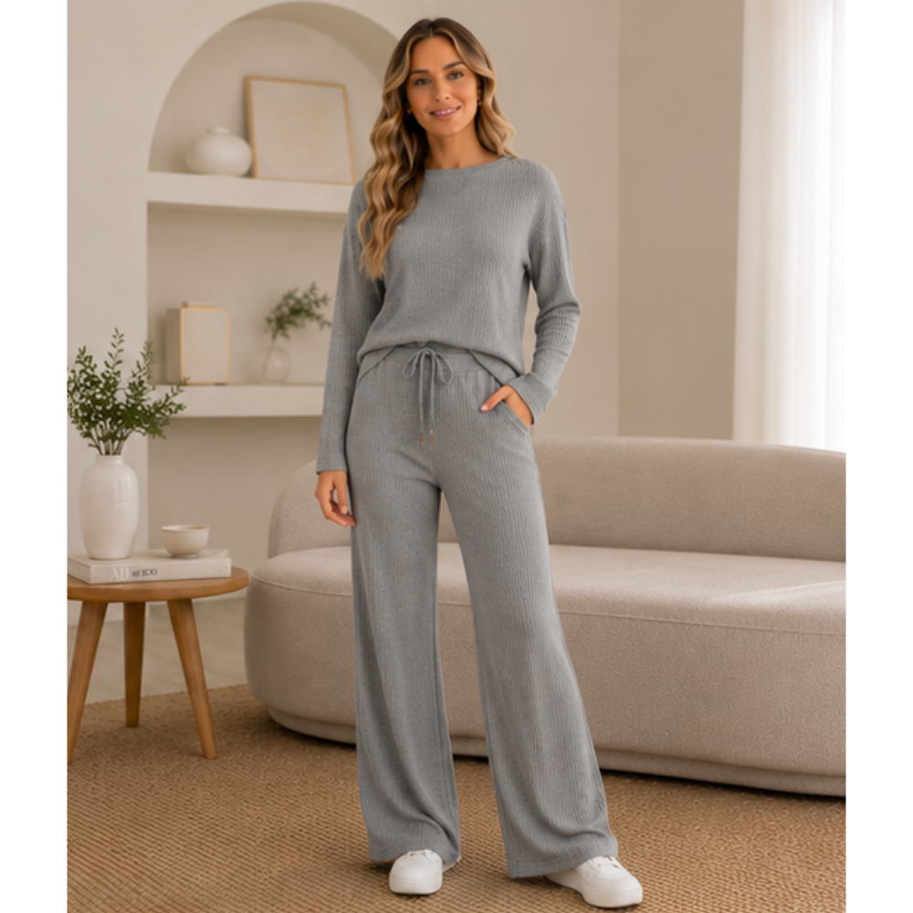 Conjunto Unicolor Lounge Mujer - purpura - Pascalle