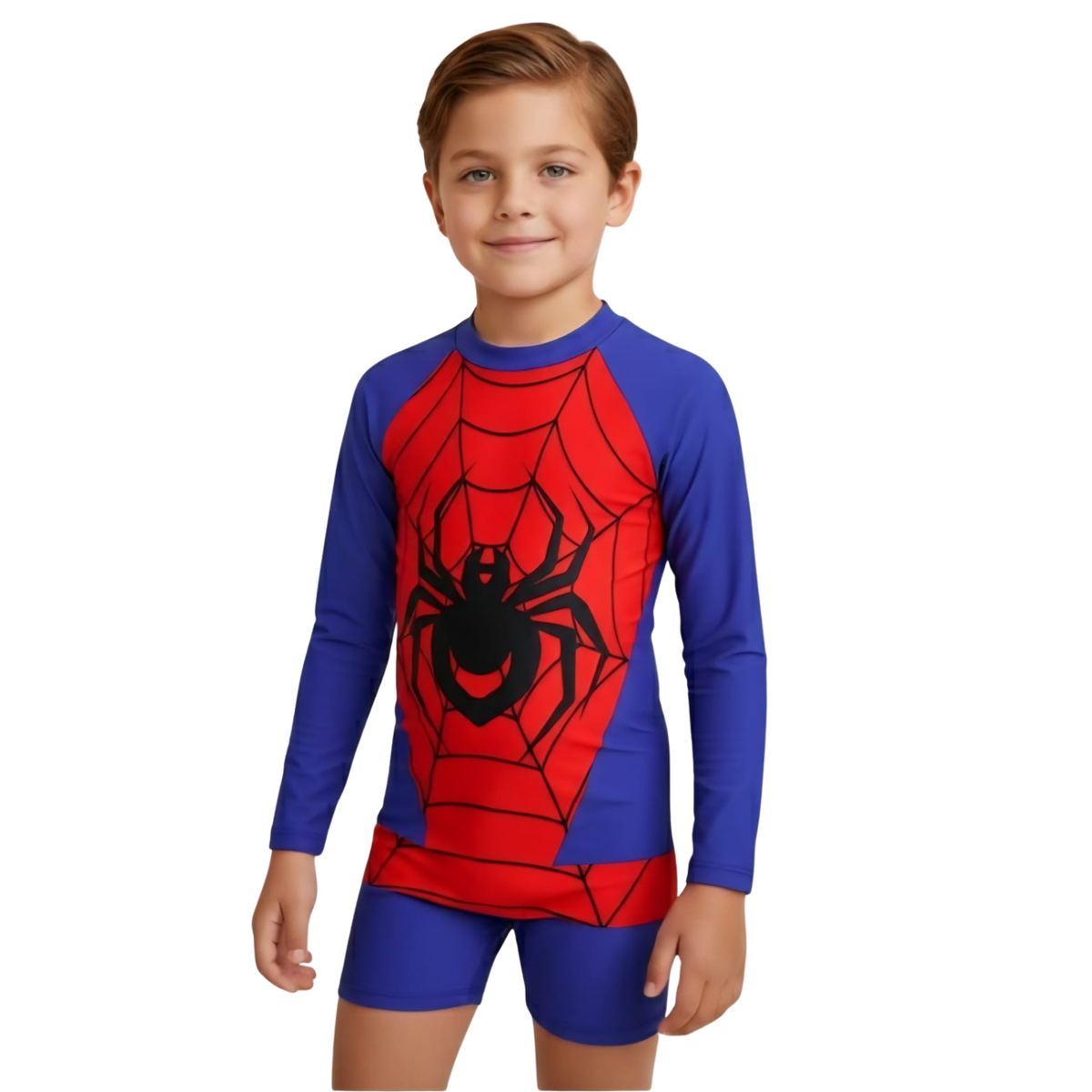 Traje de Baño Spiderman Enterito | UV 50+