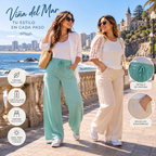 Pantalón Palazzo Mujer Liso