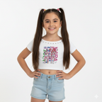 Top Corto K-Pop Huntrix Shine Brilliant Blanco 4 La Pascalle