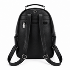 Mochila Negra Matelassé Mujer