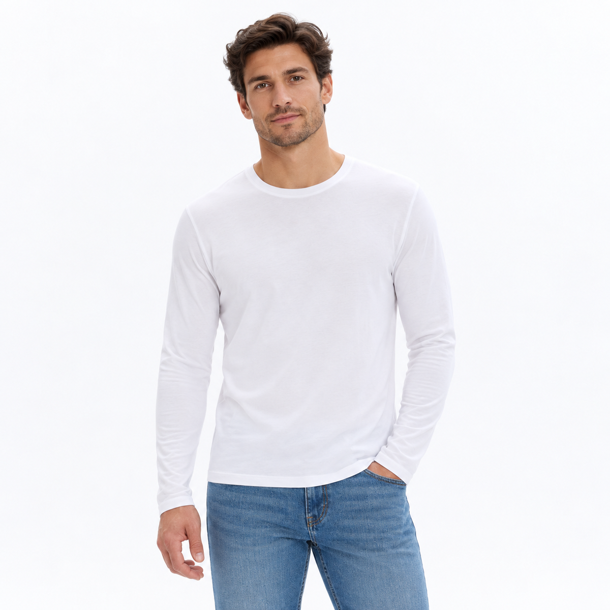 Camiseta Algodón Manga Larga