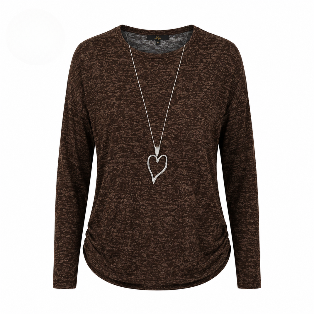 Polera Antonia con Colgante Corazón