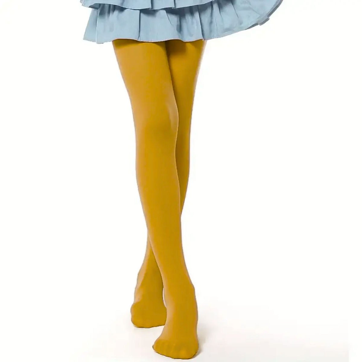 Panty ballerina infantil elástica color liso