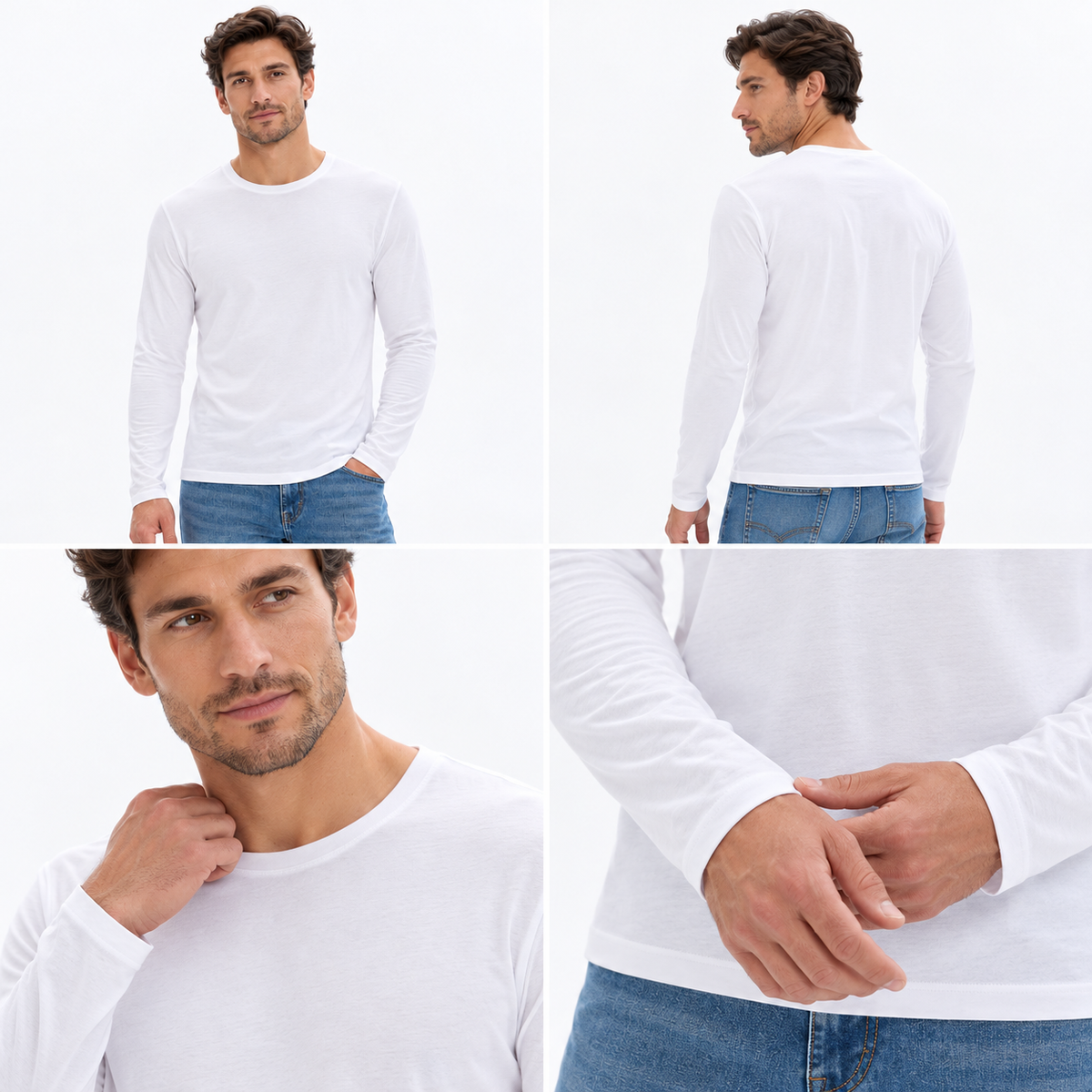 Camiseta Algodón Manga Larga