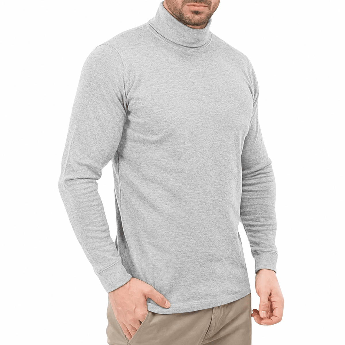 Beatle de Algodón Hombre - Gris Melange - XL | Pascalle