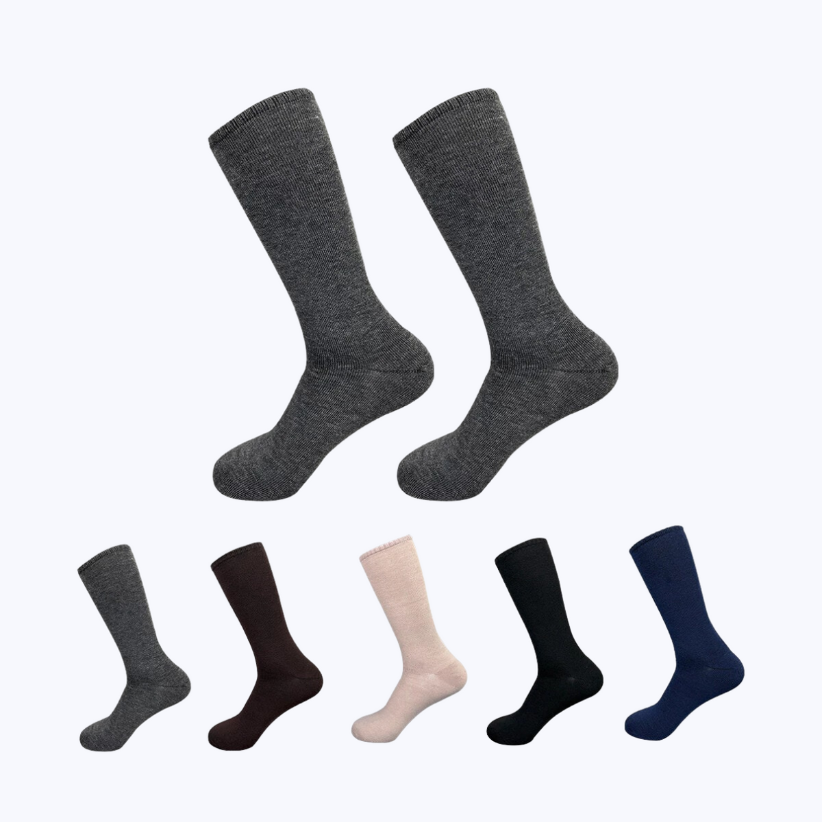 Pack 2 Calcetines Hombre Sin Costura | Pascalle