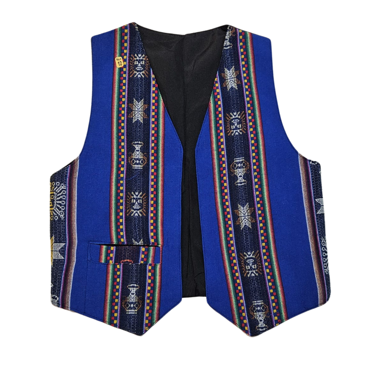 Chaleco Bolero Aguayo para Trajes Típicos y Bailes Folclóricos