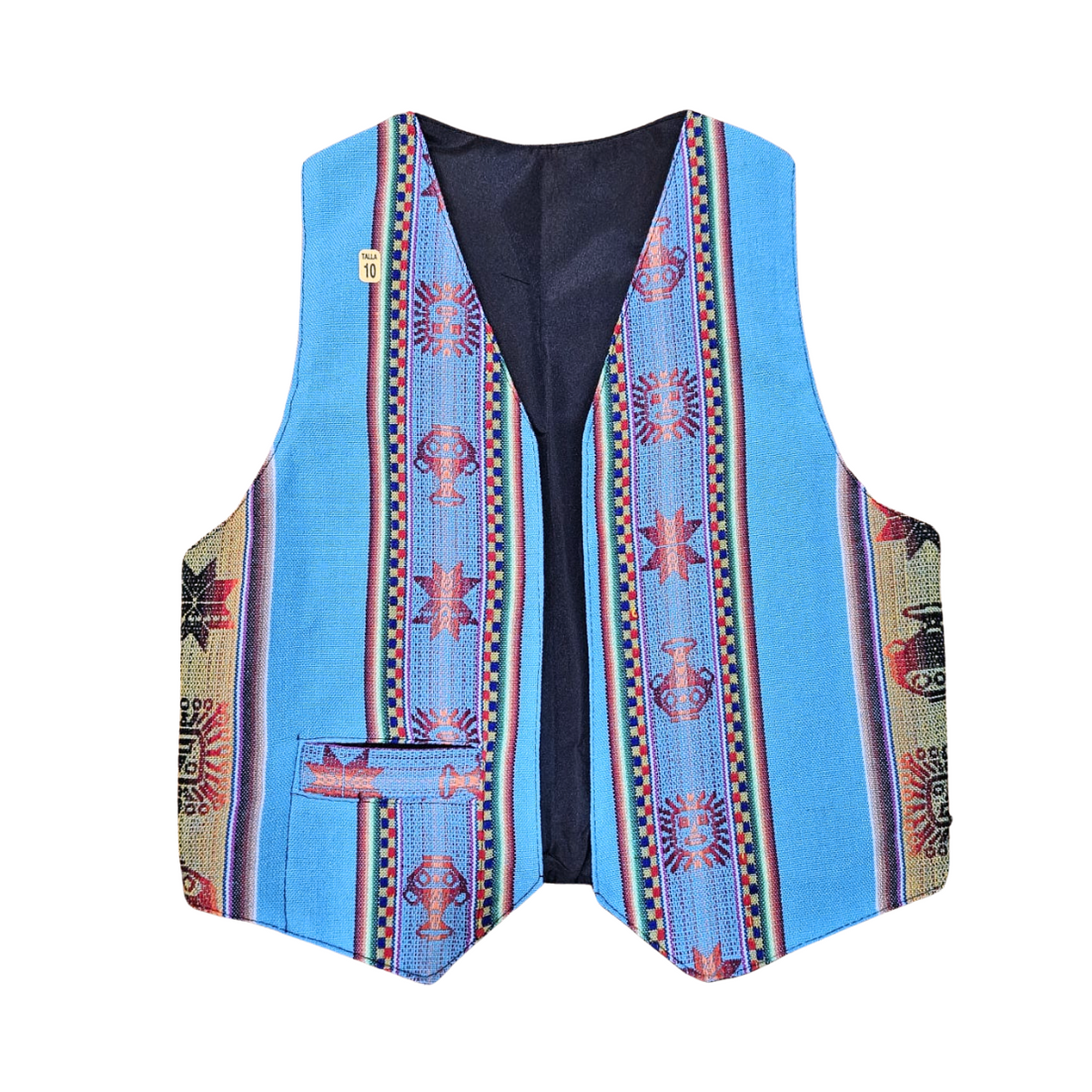 Chaleco Bolero Aguayo para Trajes Típicos y Bailes Folclóricos