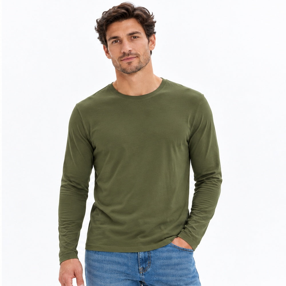 Camiseta Algodón Manga Larga