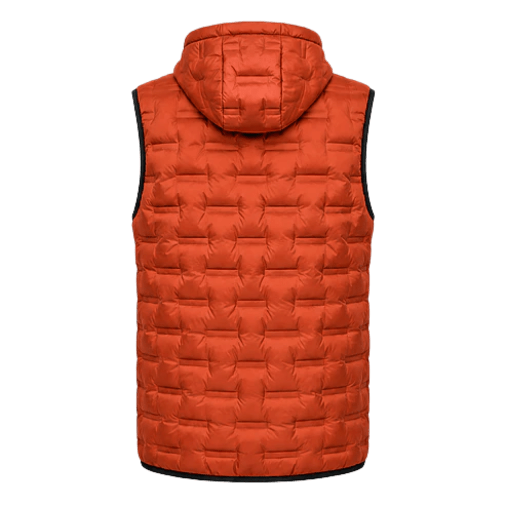Chaleco Puffer Hombre con Capucha - Terracota - L | Pascalle