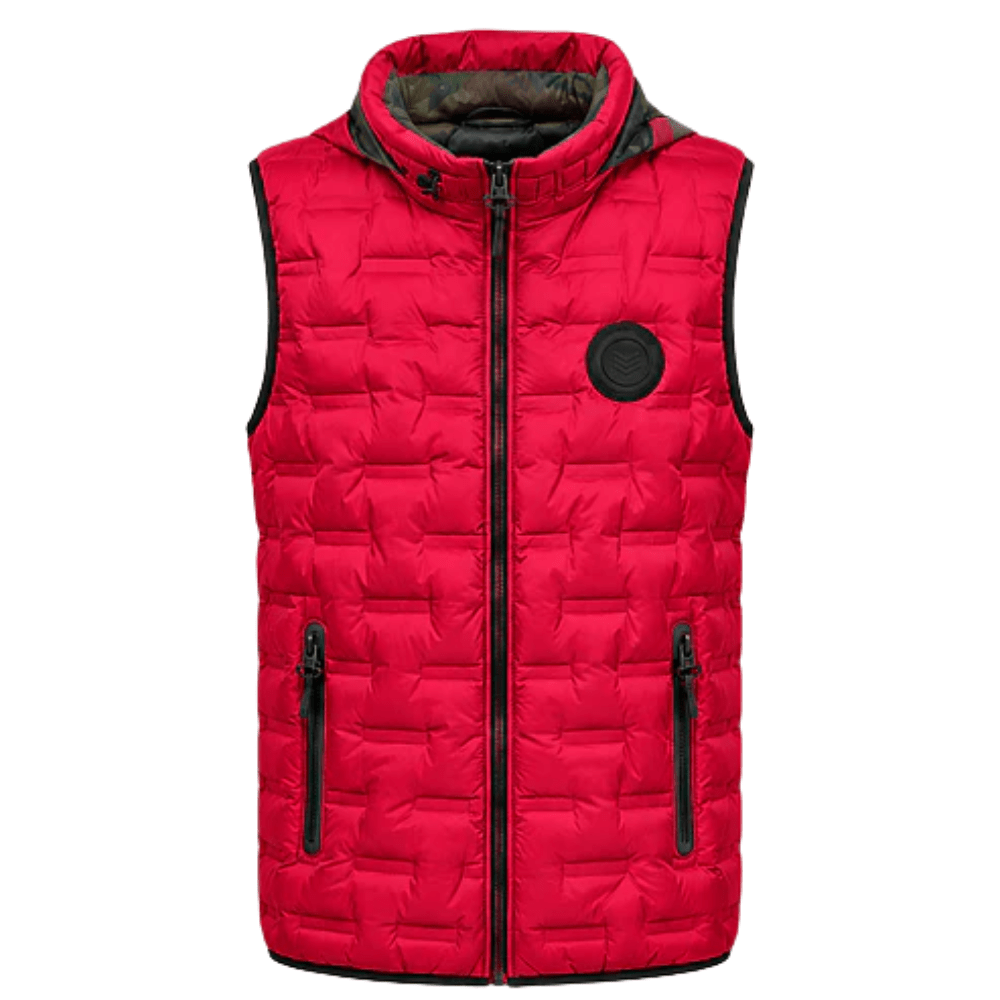 Chaleco Puffer Hombre con Capucha - Negro - M | Pascalle