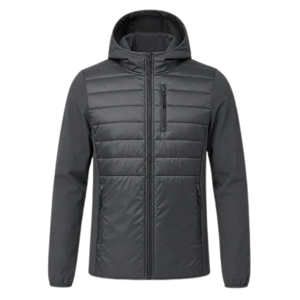 Chaqueta Hombre Aspen Híbrida Térmica - Gris - XXL | Pascalle