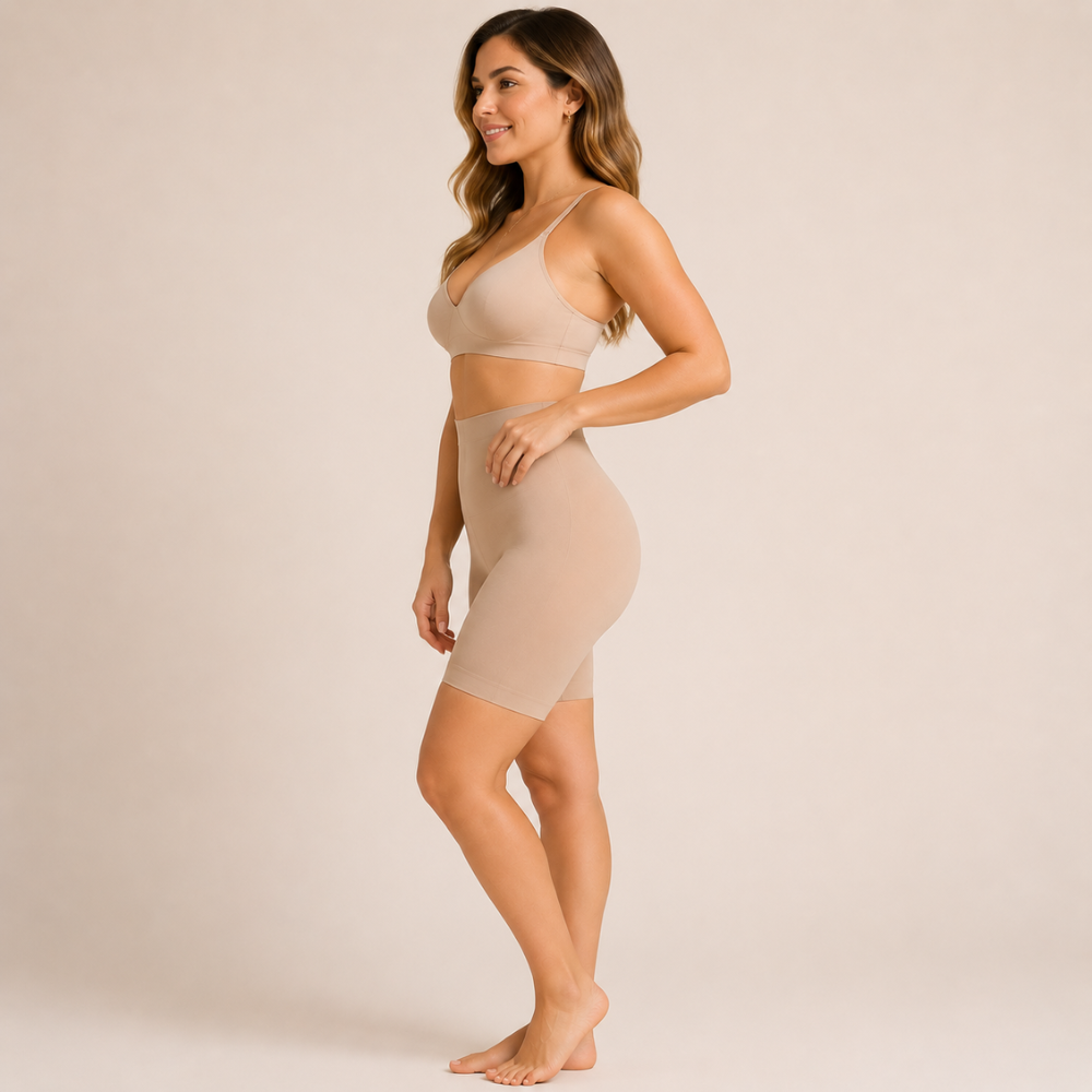 Faja Short Moldeadora con Banda de Silicona - l-xl - Pascalle