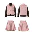 Conjunto Infantil Elegance  3 Piezas con Abrigo Faux Fur