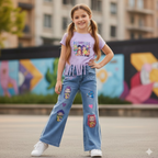 Cropped Top Huntrix Star Power 14 Rosa La Pascalle