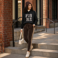 Jogger Plush Milano - chocolate - Pascalle