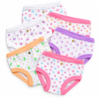 Pack 6 calzones de algodón para niñas Pascalle en diseños surtidos