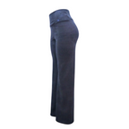Pantalón de cotelé tiro alto forrado en polar