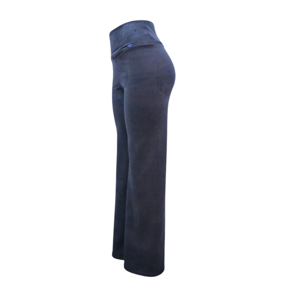 Pantalón de cotelé tiro alto forrado en polar