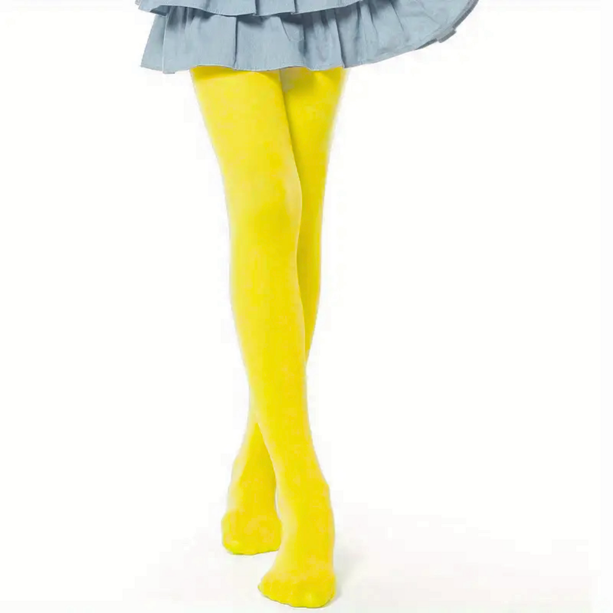 Panty ballerina infantil elástica color liso