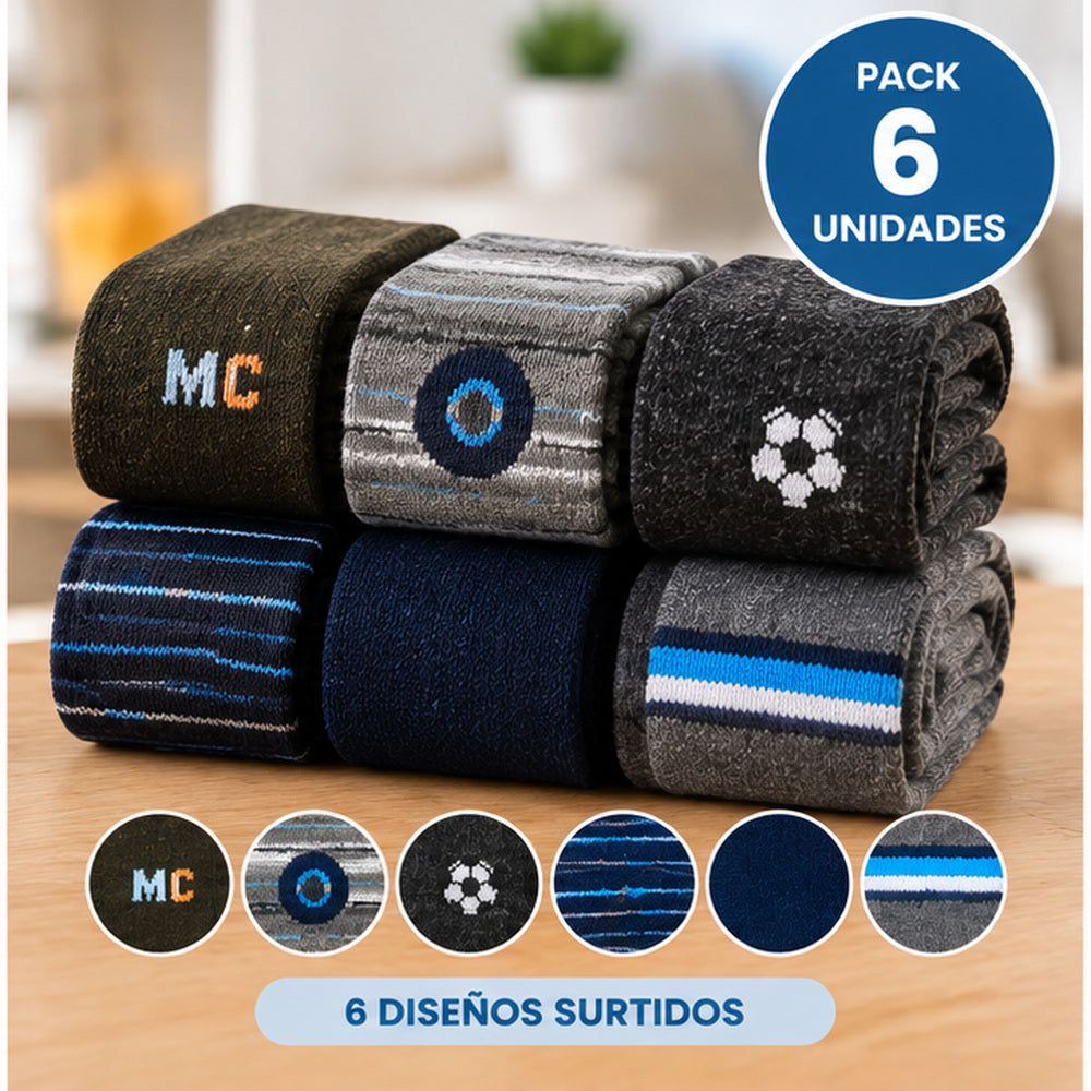 Pack 6 pantys lana infantil