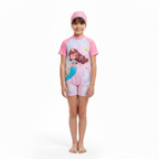 Traje de Baño Enterito Niña Sirenita Corona