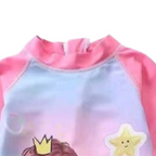 Traje de Baño Enterito Niña Sirenita Corona