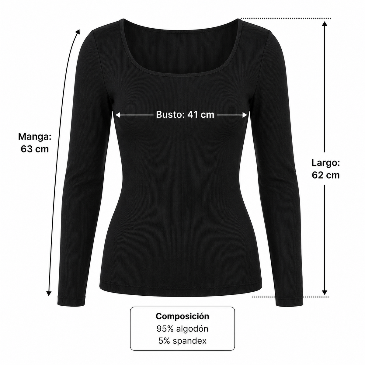 Polera Amelia - l-xl - Pascalle